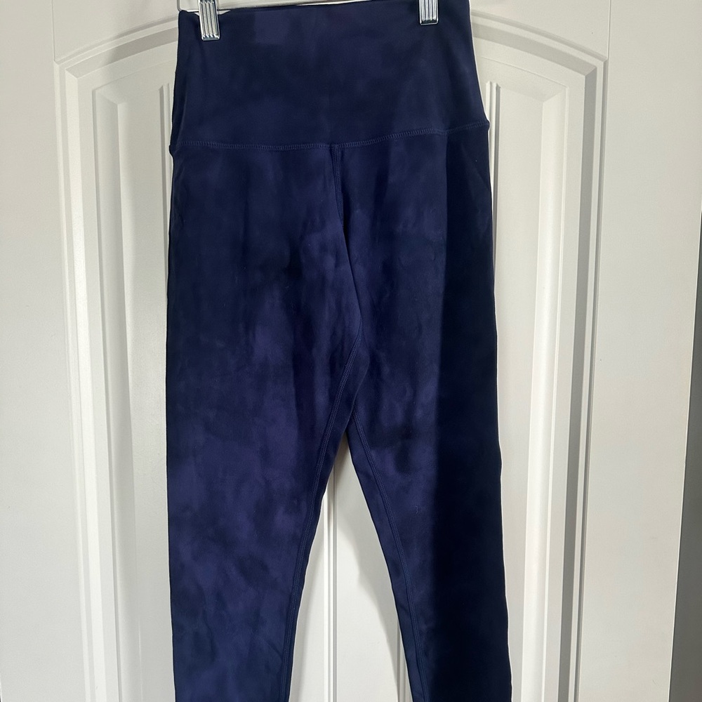 Glyder navy - indigo tie dye leggings